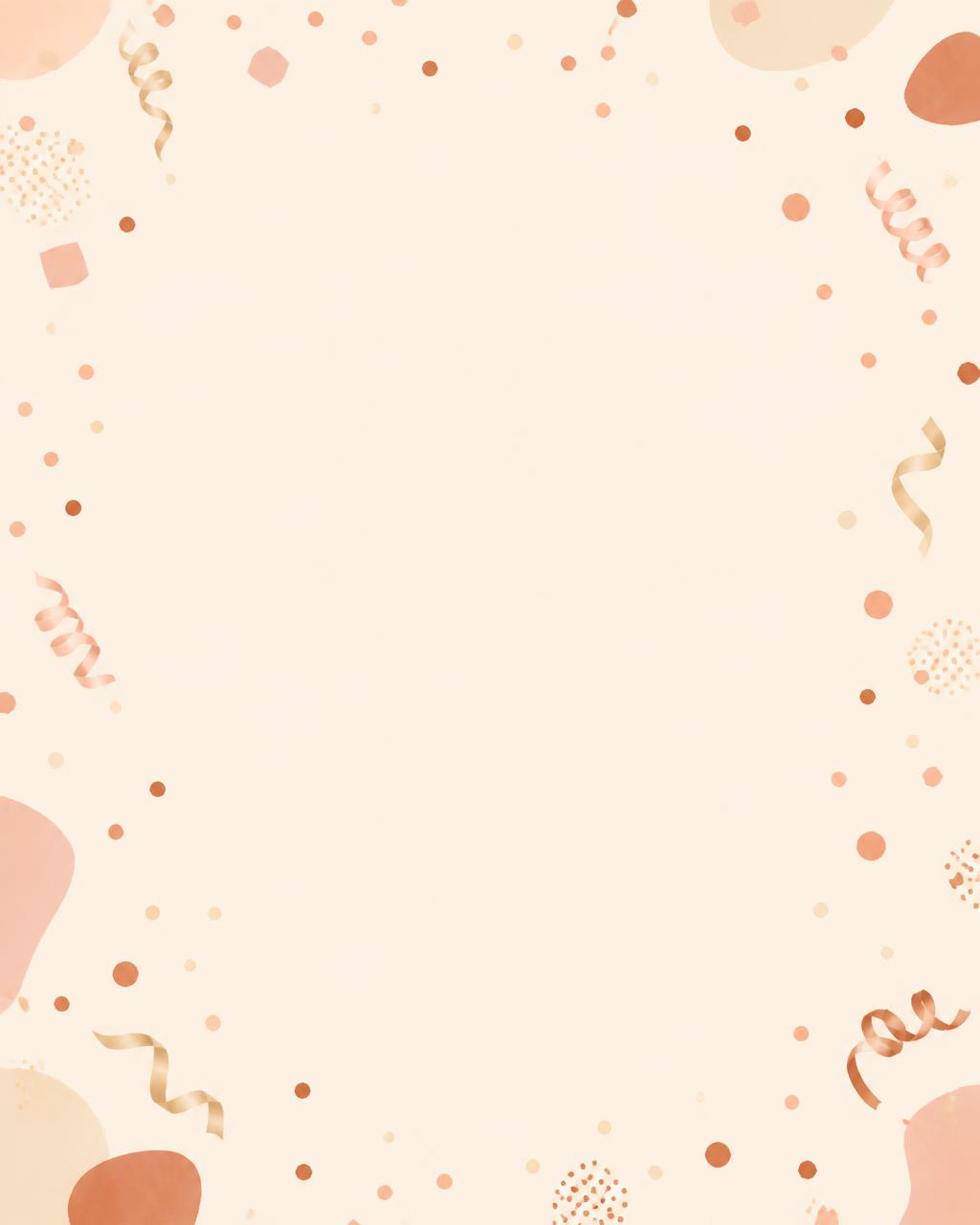 Minimal festive confetti